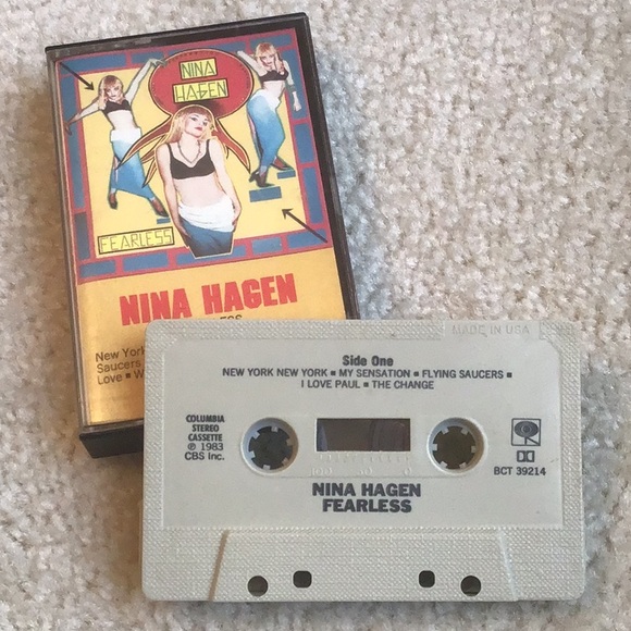 Vintage Nina Hagen Fearless Cassette Tape, 1983 - Picture 3 of 6